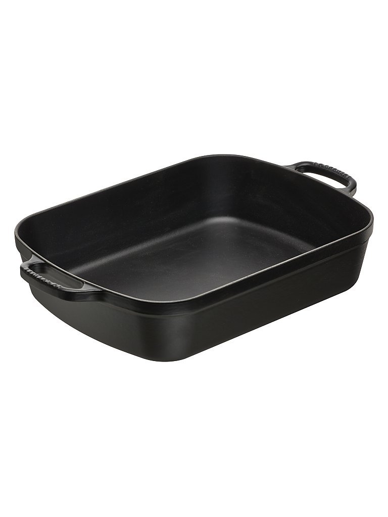 LE CREUSET Bräter rund Gusseisen 6,6l (Schwarz) schwarz baby