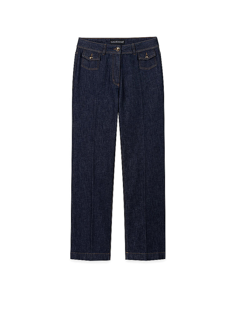 LUISA CERANO Jeans Slim Fit  dunkelblau   38 damen