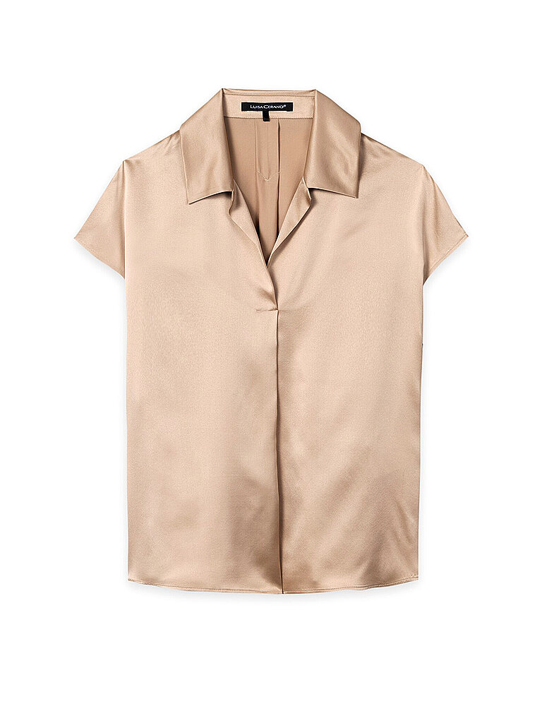 LUISA CERANO Seidenbluse hellbraun   36 damen