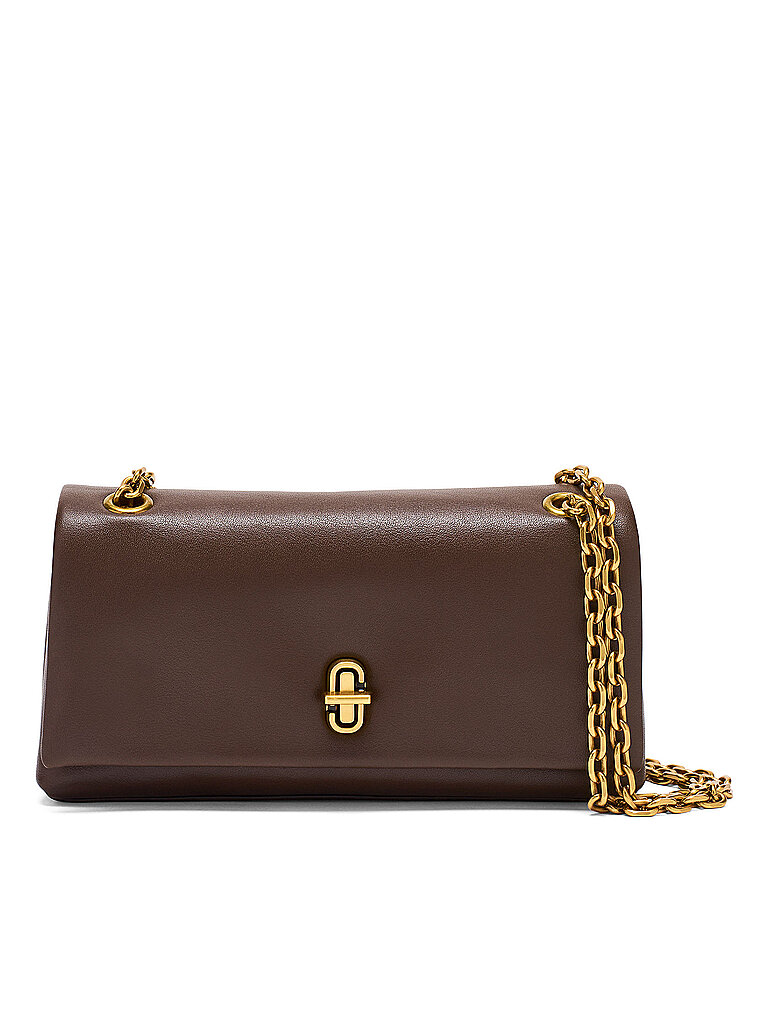 Marc JACOBS Ledertasche - Mini Bag THE DUAL CHAIN WALLET braun damen