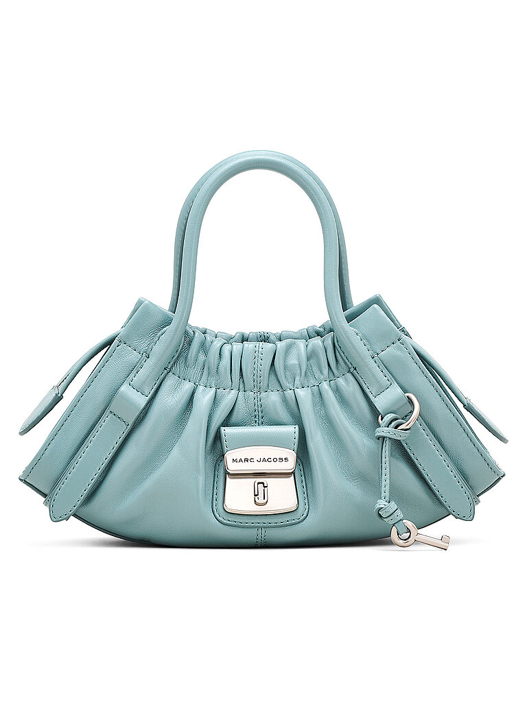 Marc JACOBS Ledertasche - Mini Bag THE SMALL SATCHEL hellblau damen