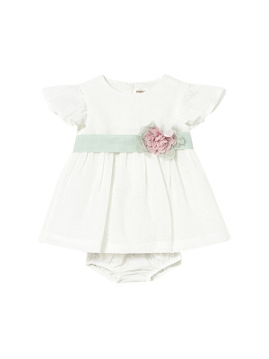 MAYORAL Baby Mädchen Kleid creme   74 baby