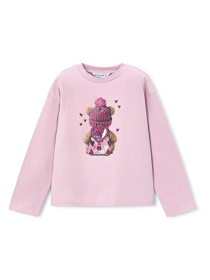 MAYORAL Mädchen Langarmshirt  rosa   104 baby