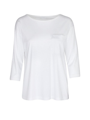 MEY Pyjamashirt weiss weiss   44 damen