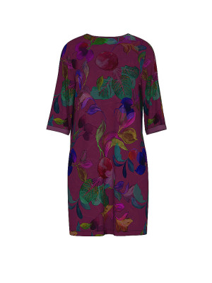 MEY Nachthemd - Sleepshirt COSMIC GARDEN crushed berry beere   XS damen