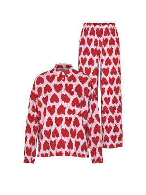 MEY Pyjama  rot   M damen