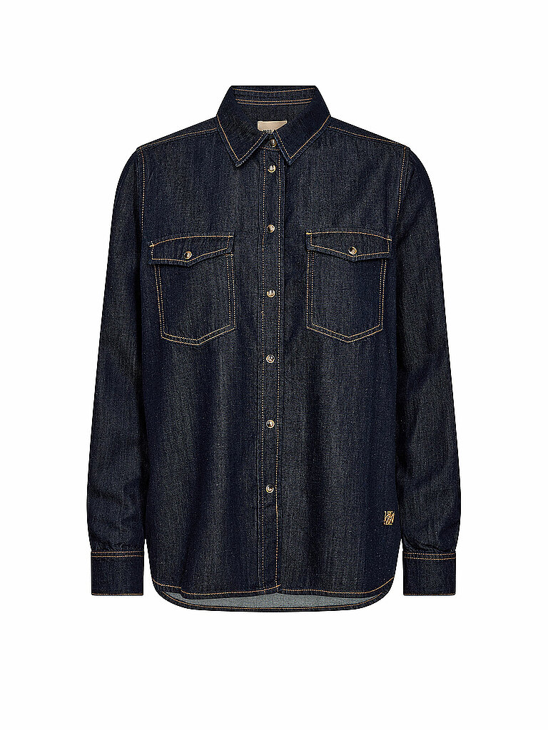 MOS MOSH Jeansbluse MMNATALIE dunkelblau   XS damen