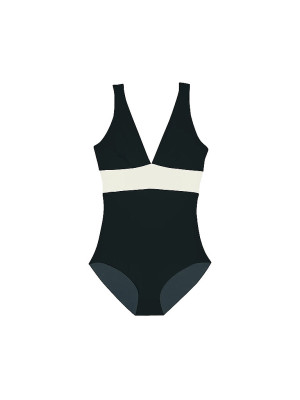 MYMARINI Badeanzug Plungesuit schwarz   M damen