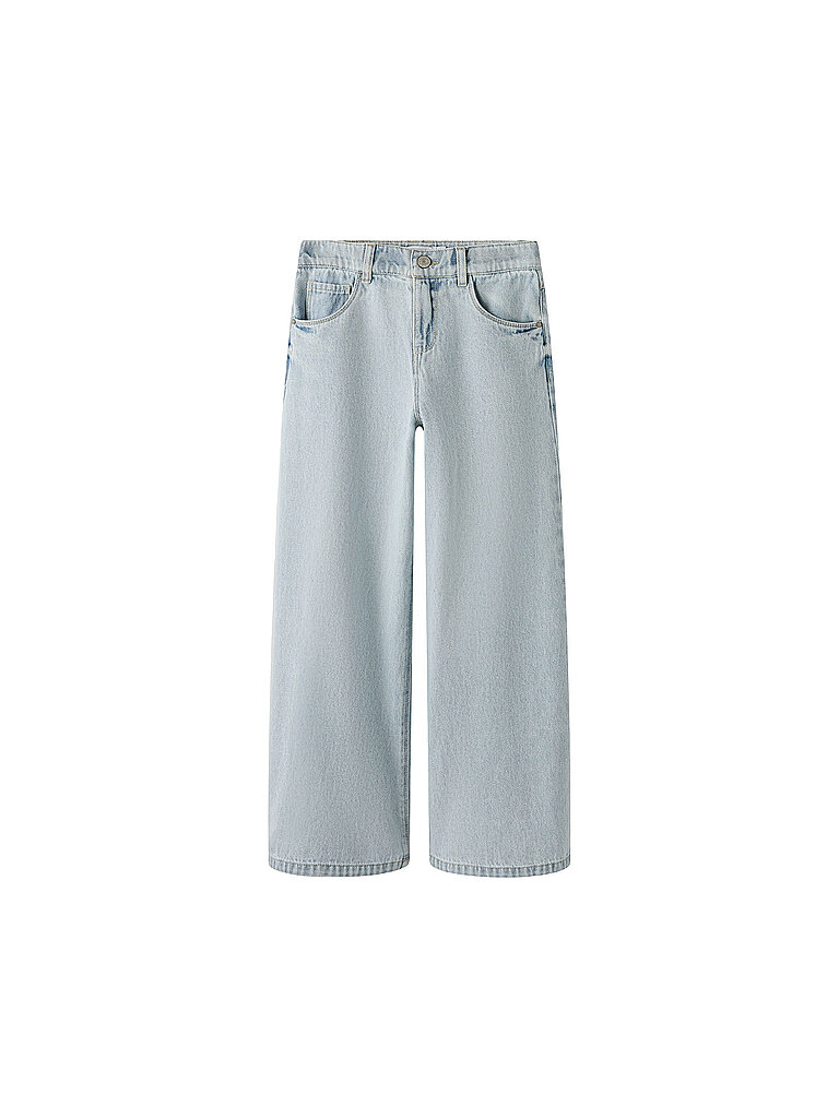 NAME IT Mädchen Jeans Wide Fit NKFBELLA hellblau   128 baby