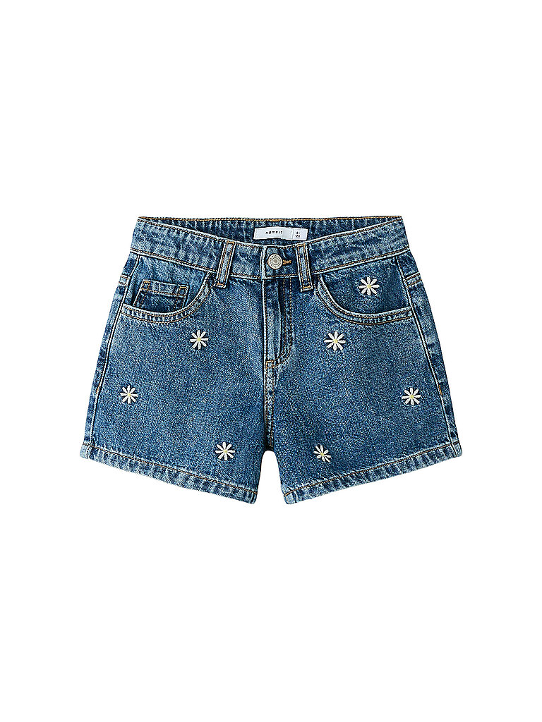 NAME IT Mädchen Shorts NKFBELLA blau   122 baby