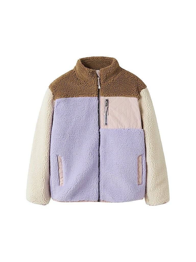 NAME IT Mädchen Jacke in Felloptik NBFMACEY  lila   116 baby