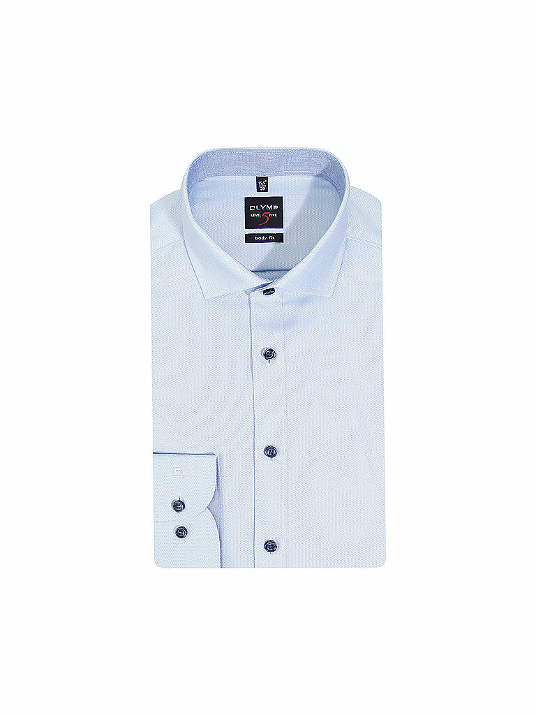 OLYMP LEVEL FIVE Hemd Body Fit hellblau   37 herren