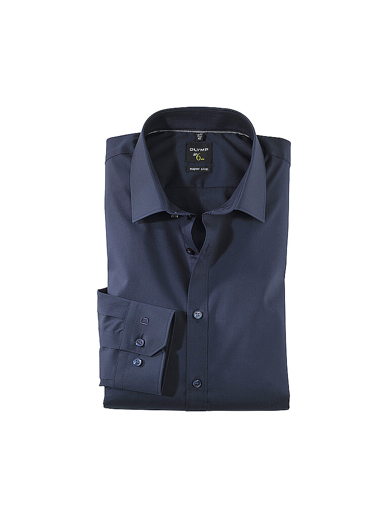 OLYMP NO.6 Business Hemd Super Slim blau   38 herren