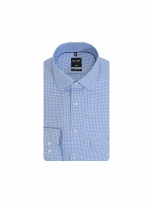 OLYMP Hemd Modern Fit blau   47 herren