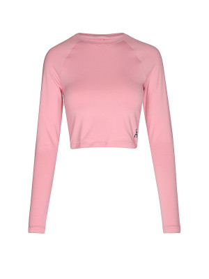 ON Langarmshirt Cropped Fit  rosa   L damen