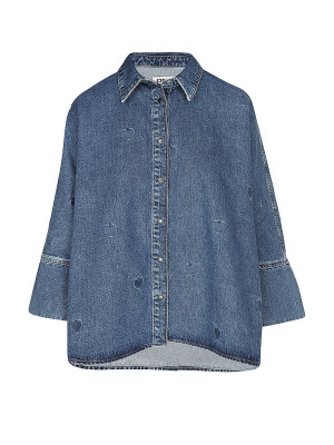 ONLY Jeansbluse ONLGRACE  blau   L damen