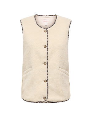 ONLY Gilet ONLNEW  beige   S damen