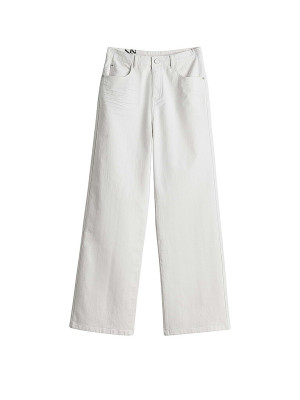 OPUS Jeans Wide Leg MIVY weiss   38/L31 damen