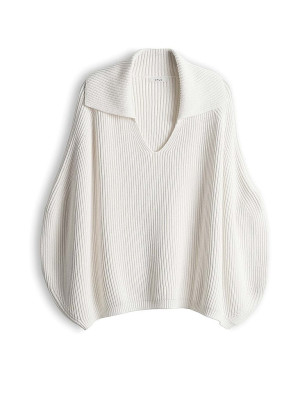 OPUS Pullover ACOOKIE CAPE creme damen