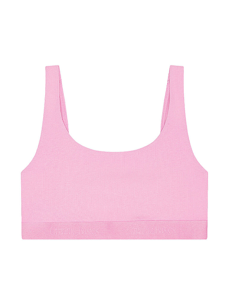 ORGANIC BASICS Bustier CORE RIB petal pink rosa   S damen