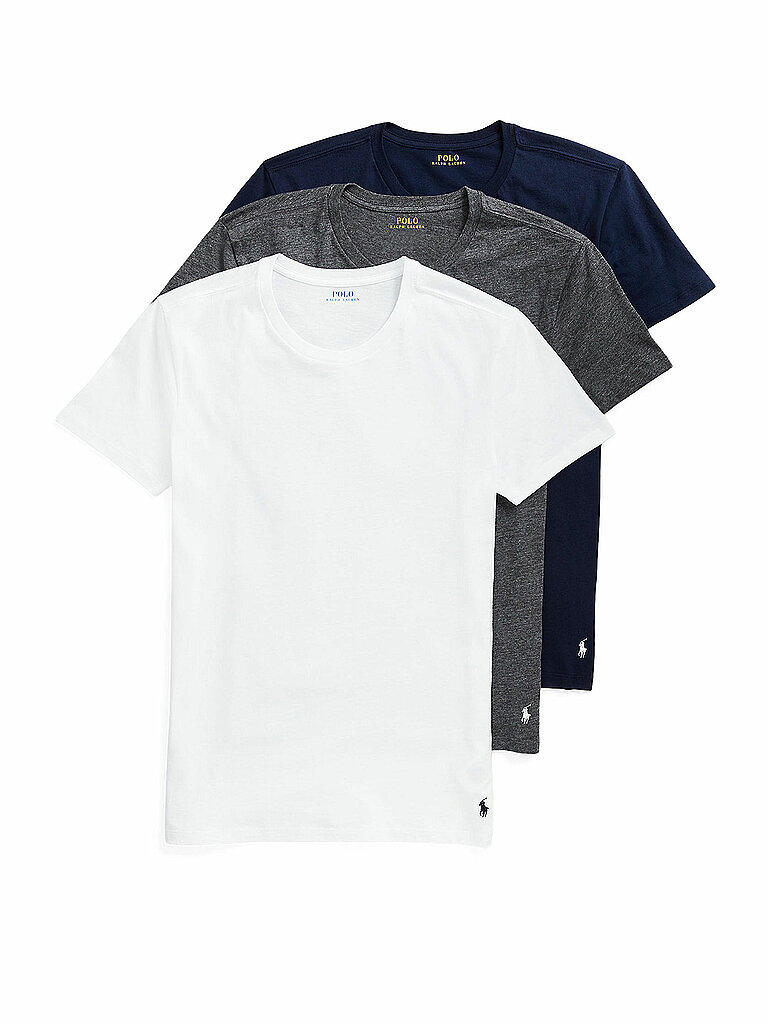 POLO RALPH LAUREN T-Shirts 3-er Pkg. weiss   XXL herren