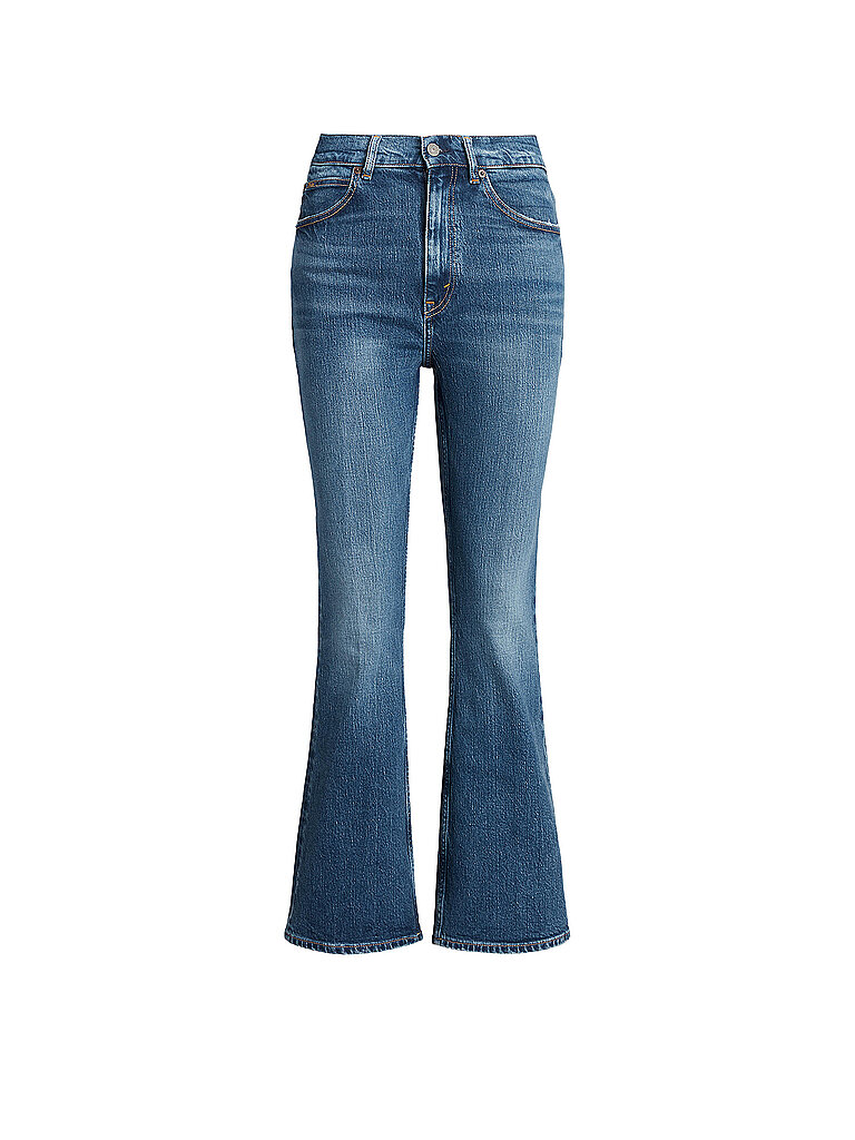 POLO RALPH LAUREN Jeans Flared Fit 7/8 blau   29 damen