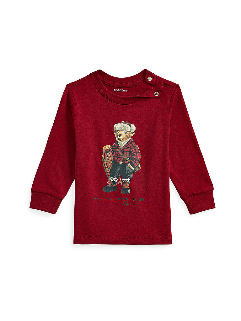 POLO RALPH LAUREN Baby Langarmshirt   dunkelrot   62 baby