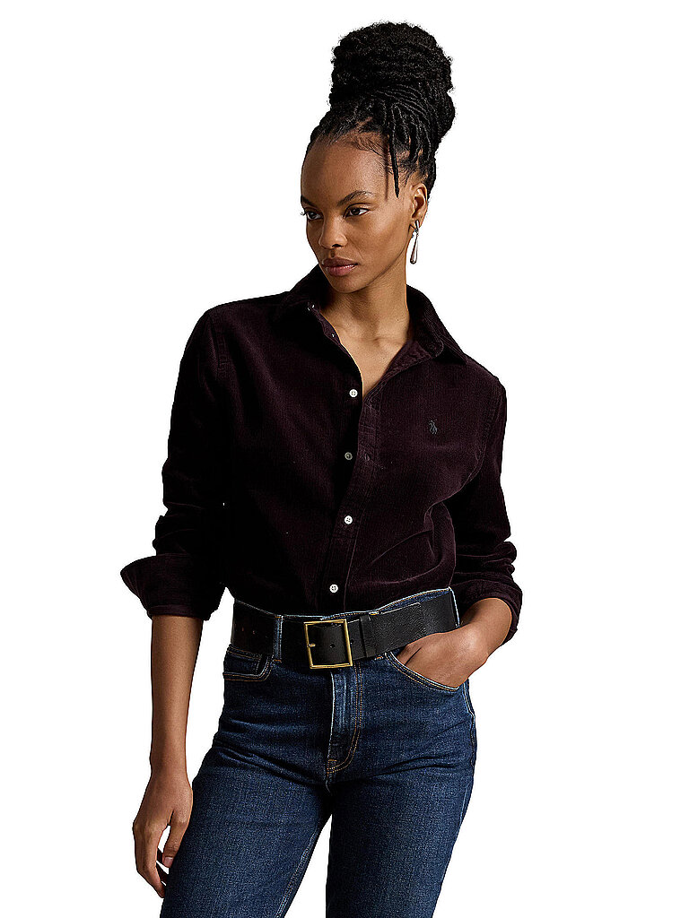 POLO RALPH LAUREN Bluse  dunkelrot   S damen