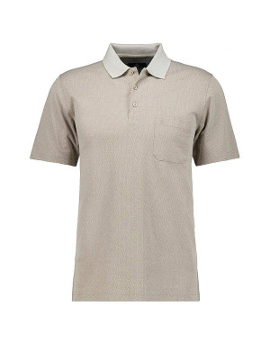 RAGMAN Poloshirt FISHNET beige   XL herren