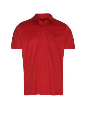RAGMAN Poloshirt  rot   S herren