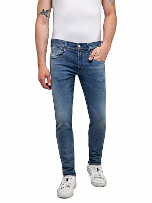 REPLAY Jeans Slim Fit Anbass Hyperflex Bio hellblau   33/L30 herren
