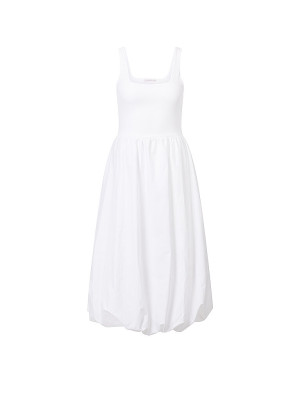 RICHROYAL Midikleid  weiss   S damen