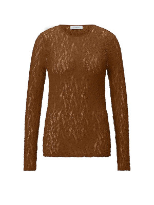 RICHROYAL Langarmshirt  braun   M damen