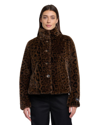 RINO&PELLE Jacke in Felloptik VIE braun   42 damen