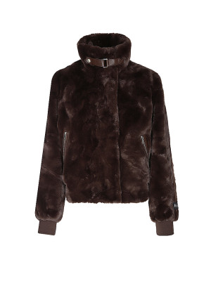 RINO&PELLE Jacke in Felloptik AMBRA braun   42 damen