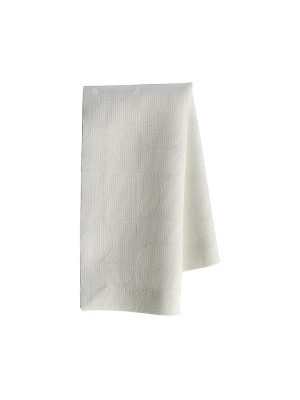SANDER Tischdecke 150x250cm ORA JAQUARD Ecru weiss baby