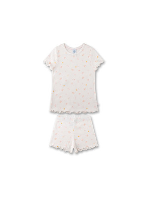 SANETTA Mädchen Pyjama creme   92 baby