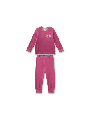 SANETTA Mädchen Pyjama  lila   128 baby