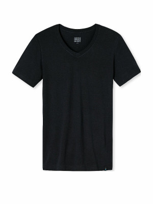 SCHIESSER Shirt LONG LIFE SOFT blauschwarz blau   XXL herren