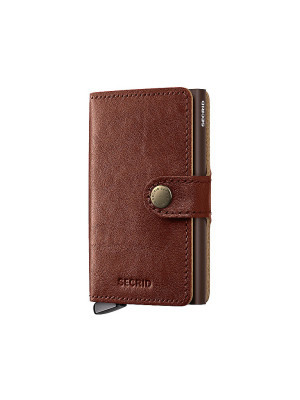 SECRID Geldbörse - Miniwallet Premium whisky braun damen