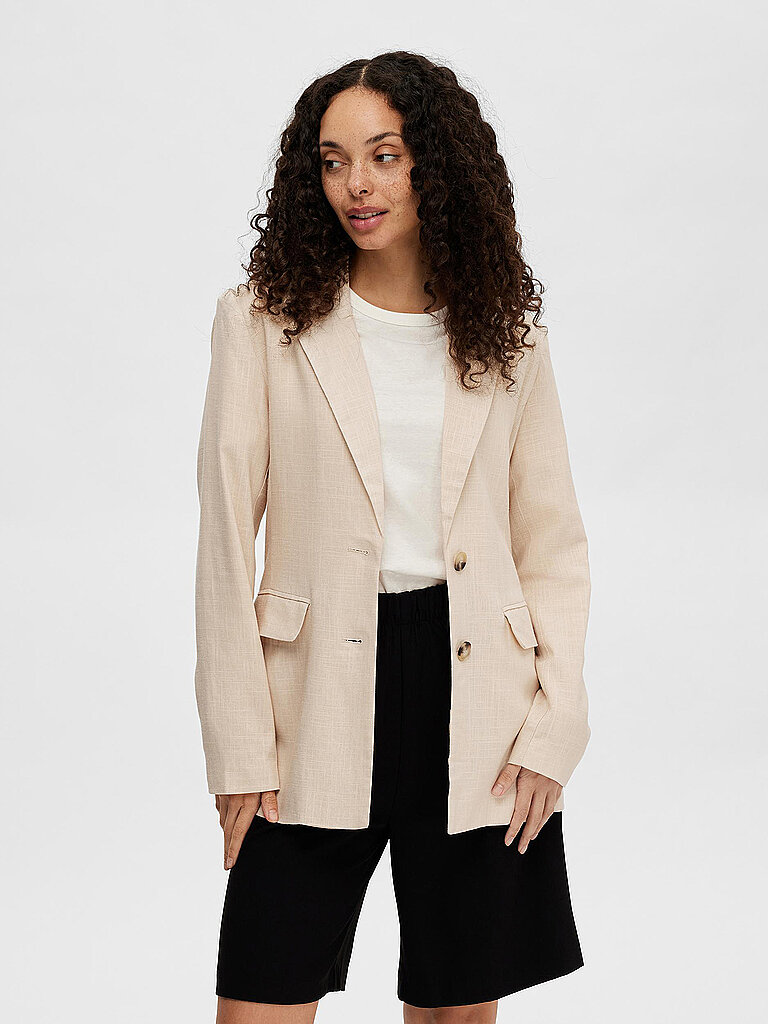 SELECTED FEMME Blazer SLFVIVA  beige   36 damen