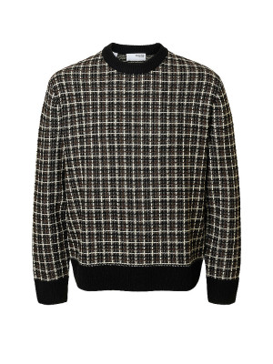 SELECTED Pullover SLHMIKOLAS schwarz   L herren