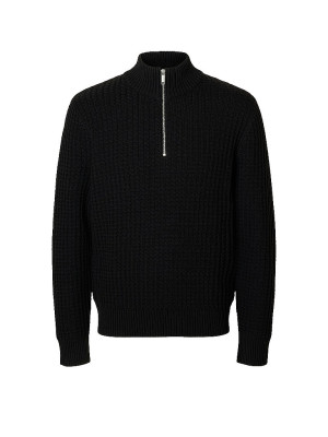 SELECTED Troyer Pullover  schwarz   XXL herren
