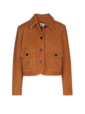 SELF-PORTRAIT Lederjacke  braun   40 damen