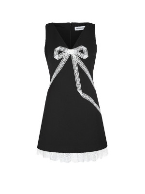 SELF-PORTRAIT Cocktailkleid  schwarz   34 damen