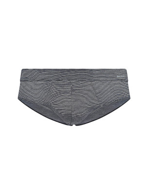 SKINY Slip COOLING DELUXE black stripes grau   S herren