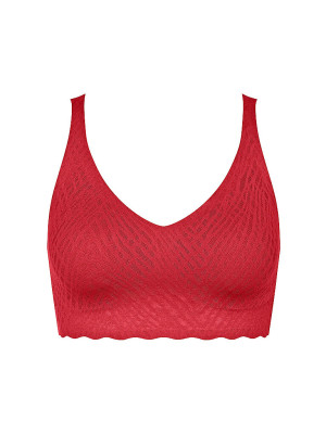 SLOGGI Bustier ZERO FEEL BLISS FESTIVE shanghai red rot   S damen