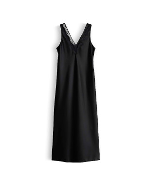 SOMEDAY Maxikleid QAMILE schwarz   36 damen