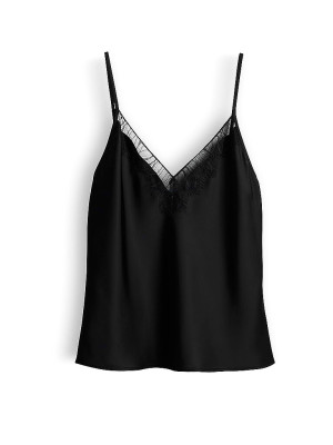 SOMEDAY Top ZABELLE schwarz   36 damen