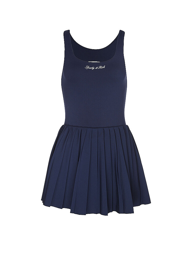 SPORTY & RICH Minikleid SIGNATURE  dunkelblau   XS damen